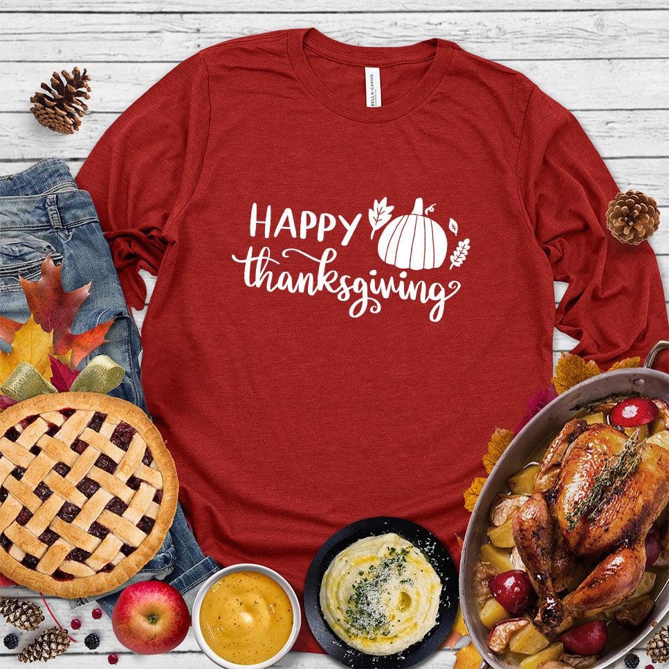 Happy Thanksgiving Version 2 Long Sleeves - Brooke & Belle