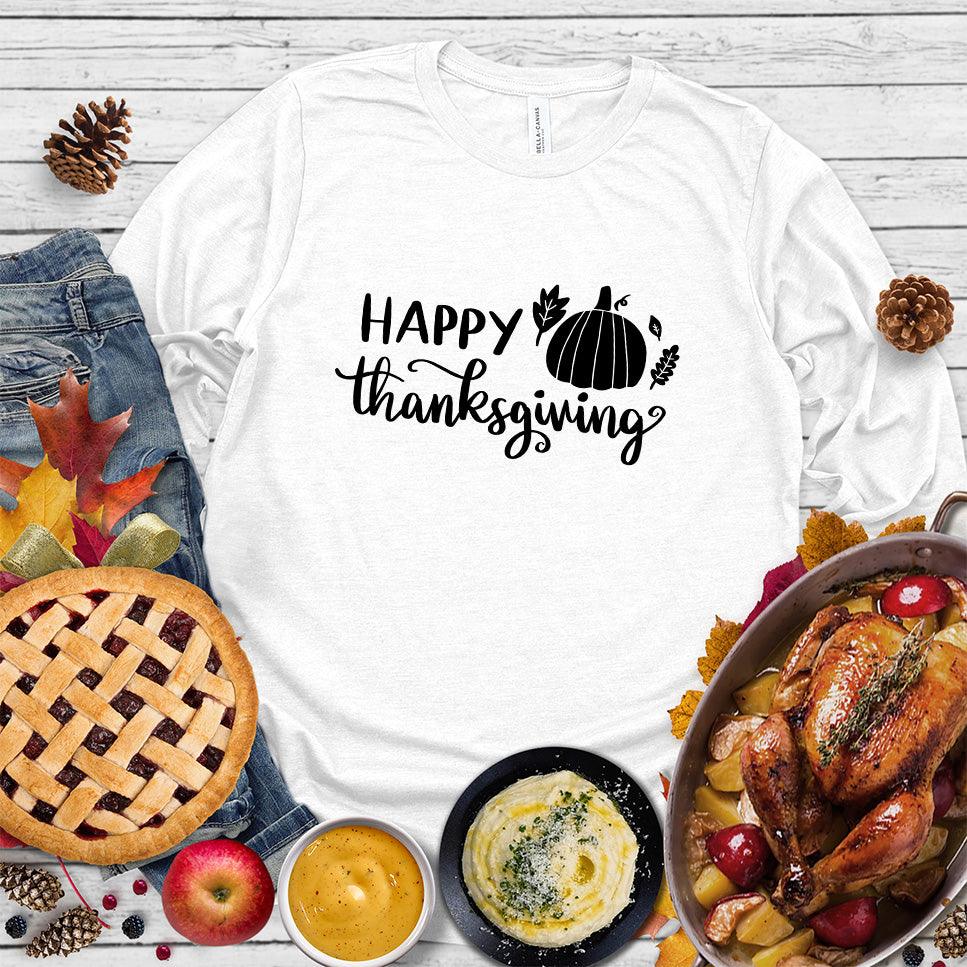 Happy Thanksgiving Version 2 Long Sleeves - Brooke & Belle
