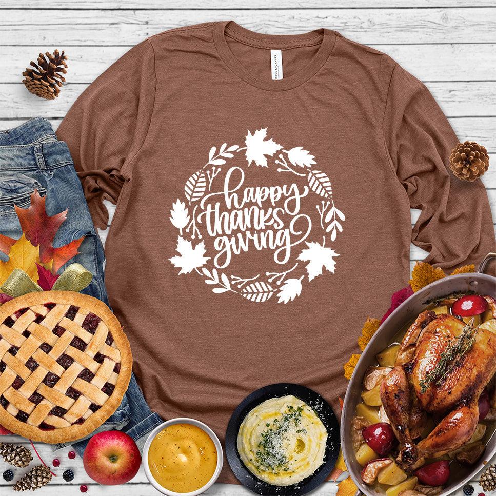 Happy Thanksgiving Version 5 Long Sleeves - Brooke & Belle