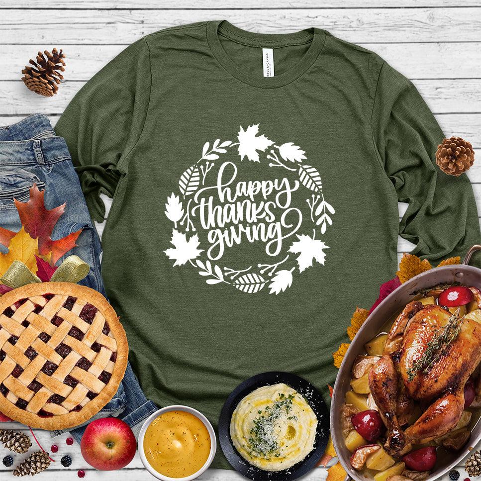 Happy Thanksgiving Version 5 Long Sleeves - Brooke & Belle