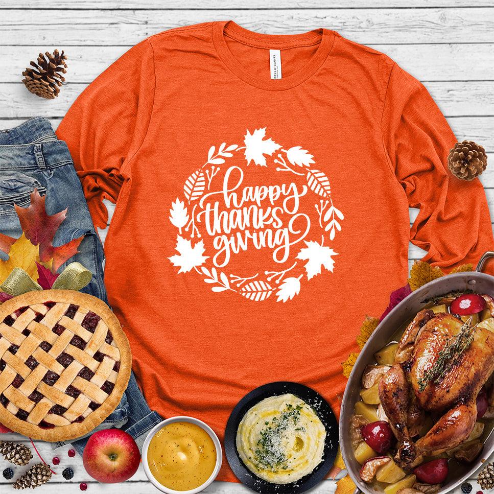Happy Thanksgiving Version 5 Long Sleeves - Brooke & Belle