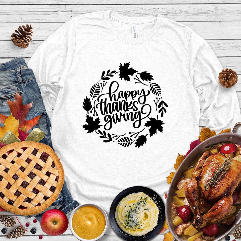 Happy Thanksgiving Version 5 Long Sleeves - Brooke & Belle