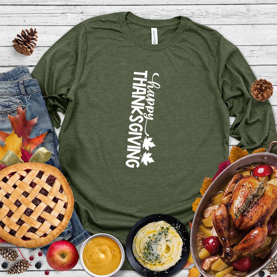 Happy Thanksgiving Version 6 Long Sleeves - Brooke & Belle