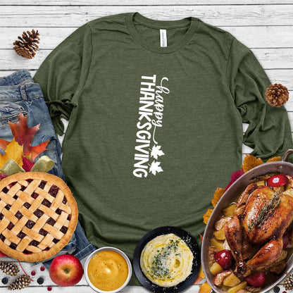 Happy Thanksgiving Version 6 Long Sleeves - Brooke & Belle