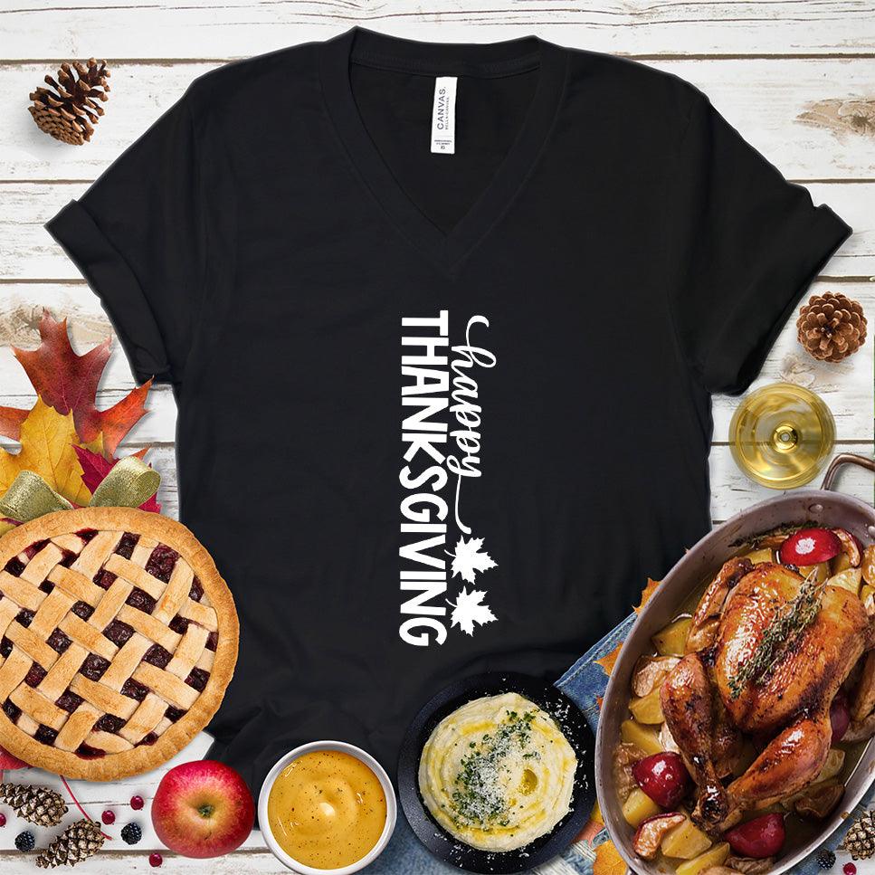 Happy Thanksgiving Version 6 V-Neck - Brooke & Belle