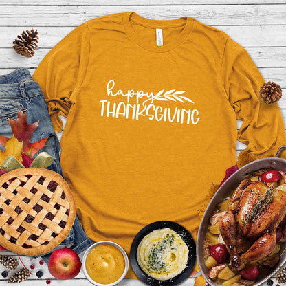 Happy Thanksgiving Long Sleeves - Brooke & Belle