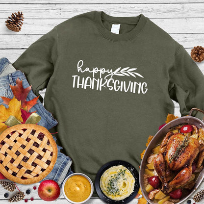 Happy Thanksgiving Sweatshirt - Brooke & Belle