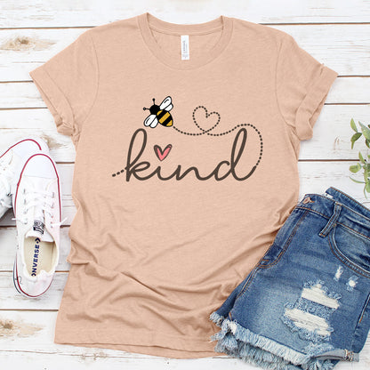 Bee Kind Colored Print T-Shirt