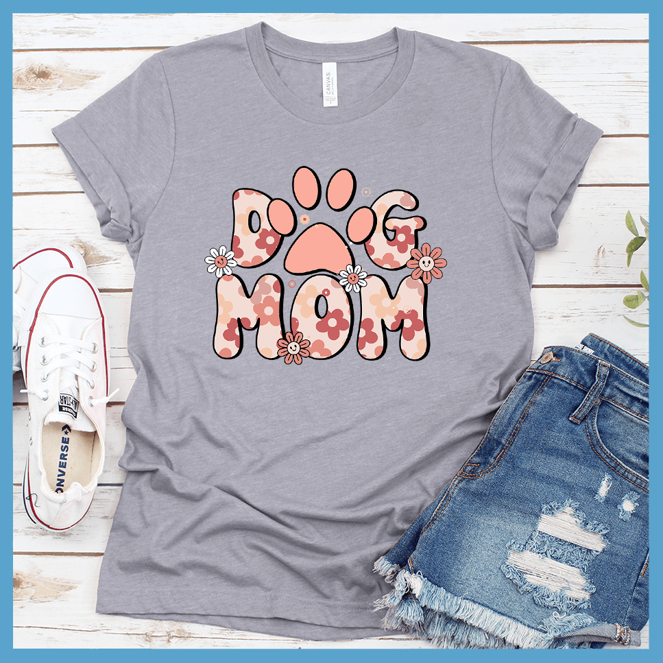 Dog Mom Retro T-Shirt Colored Edition