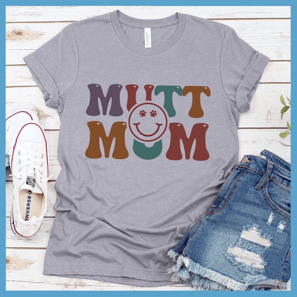 Mutt Mom Colored Print T-Shirt