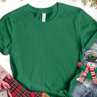 Christmas Hat Colored Edition Personalized Version 1 T-Shirt - Brooke & Belle