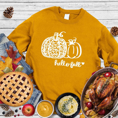 Hello Fall Pumpkin Sweatshirt - Brooke & Belle