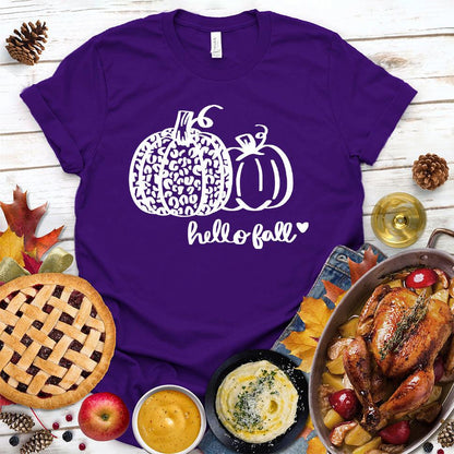 Hello Fall Pumpkin T-Shirt - Brooke & Belle