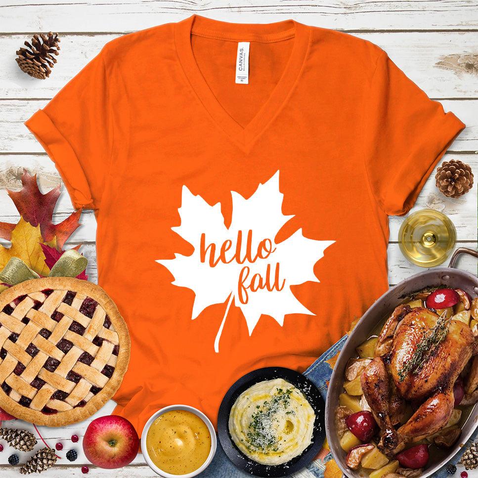 Hello Fall V-Neck - Brooke & Belle