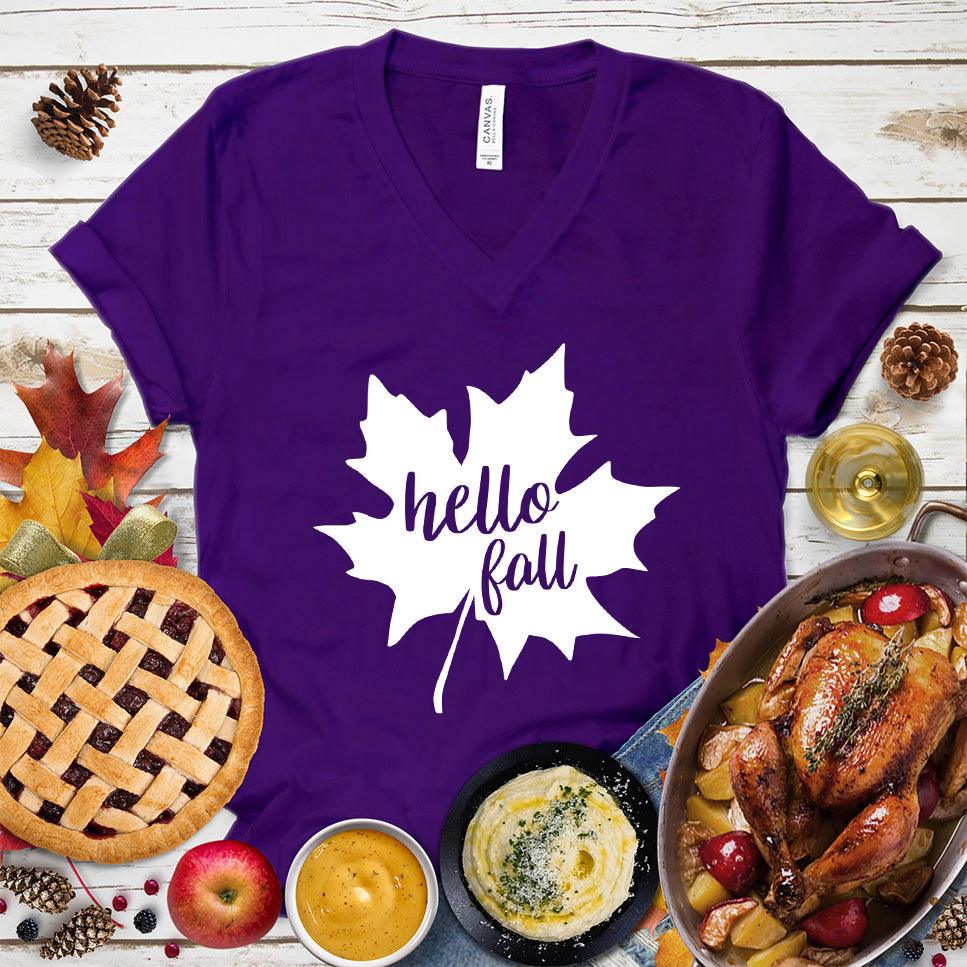 Hello Fall V-Neck - Brooke & Belle