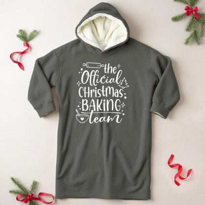 The Official Baking Team Wearable Hooded Blanket