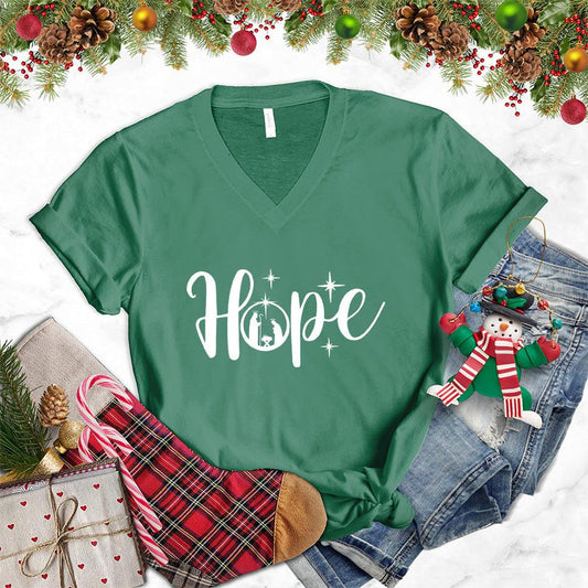 Hope Christmas V-Neck - Brooke & Belle