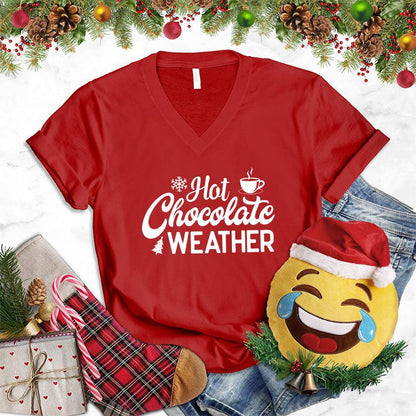 Hot Chocolate Weather V-Neck - Brooke & Belle