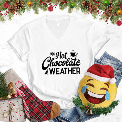 Hot Chocolate Weather V-Neck - Brooke & Belle