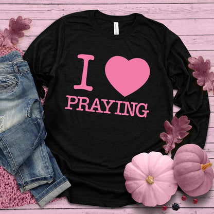 I Heart Praying Colored Long Sleeves Pink Edition