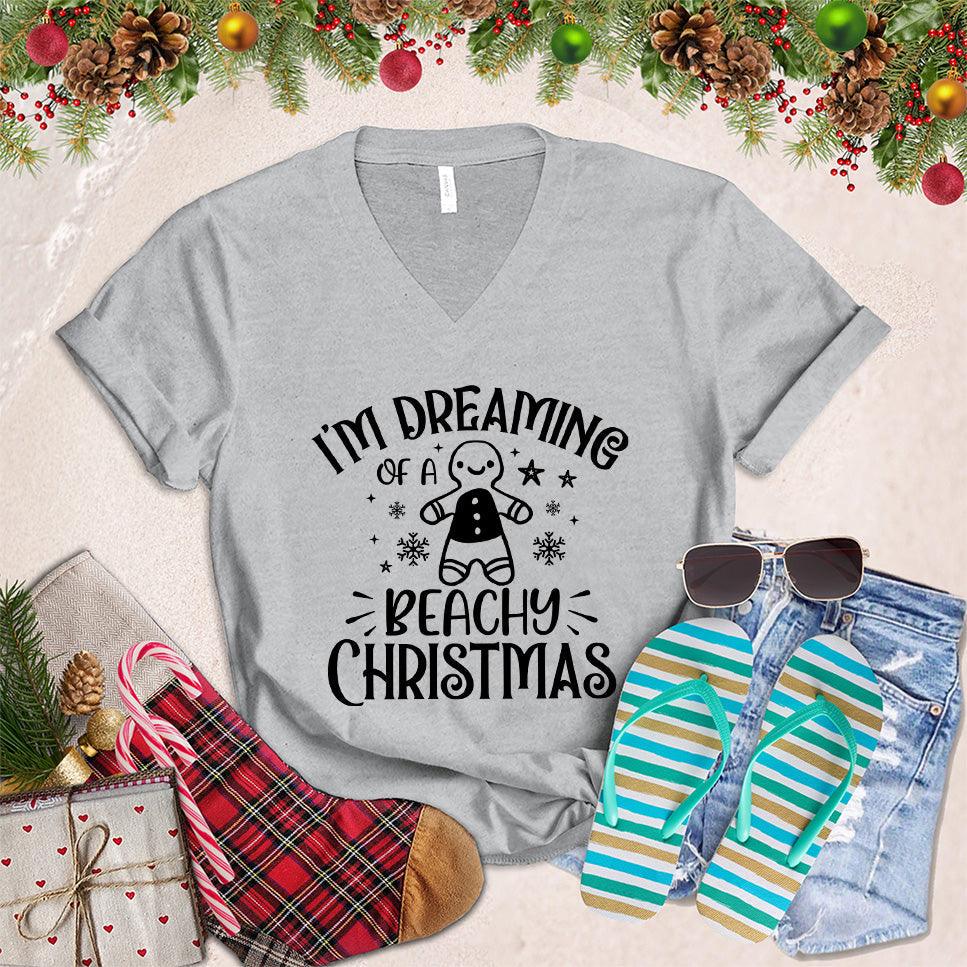 I'm Dreaming Of A Beachy Christmas V-Neck - Brooke & Belle