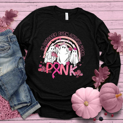 In October Even Ghosts Wear Pink Long Sleeves Colored Edition
