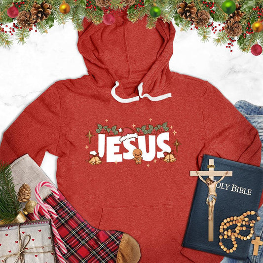Jesus Christmas Colored Edition Hoodie - Brooke & Belle