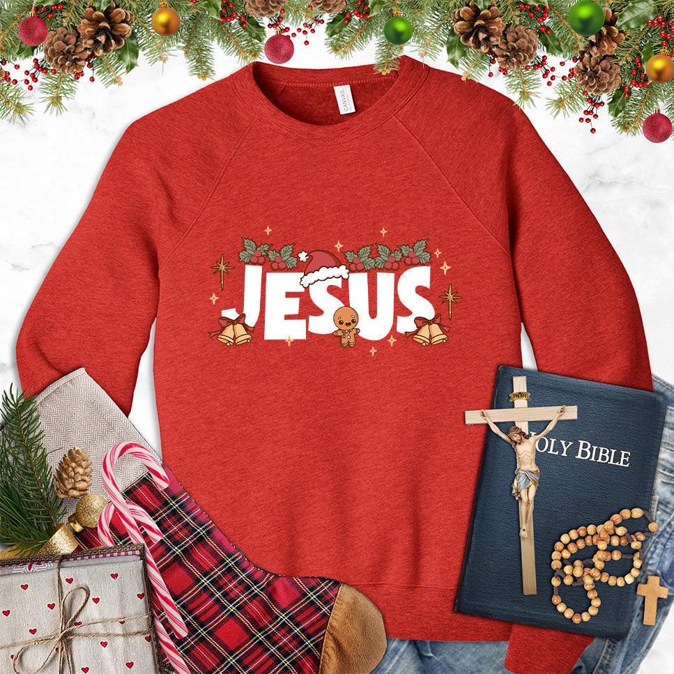 Jesus Christmas Colored Edition Sweatshirt - Brooke & Belle