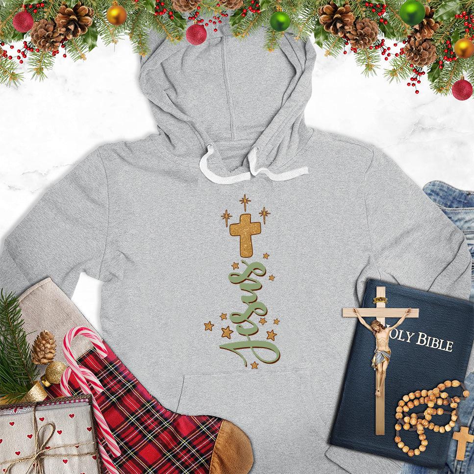 Jesus Cross Version 2 Colored Edition Hoodie - Brooke & Belle