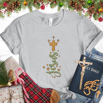 Jesus Cross Version 2 Colored Edition T-Shirt - Brooke & Belle