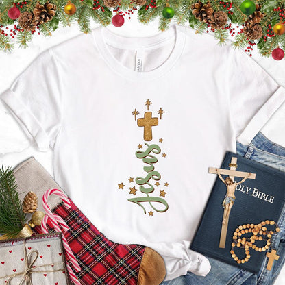 Jesus Cross Version 2 Colored Edition T-Shirt - Brooke & Belle