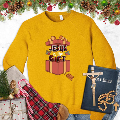 Jesus Is The Gift Colored Edition Sweatshirt - Brooke & Belle