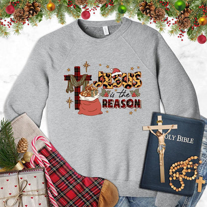 Jesus Is The Reason Colored Edition Sweatshirt - Brooke & Belle