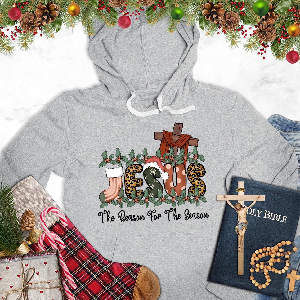 Jesus The Reason For The Season Colored Edition Hoodie - Brooke & Belle