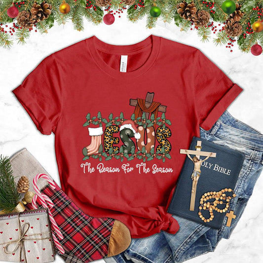 Jesus The Reason For The Season Colored Edition T-Shirt - Brooke & Belle