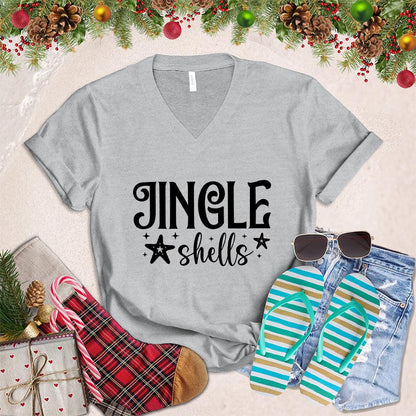 Jingle Shells V-Neck - Brooke & Belle