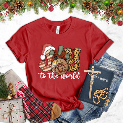 Joy To The World Version 2 Colored Edition T-Shirt - Brooke & Belle