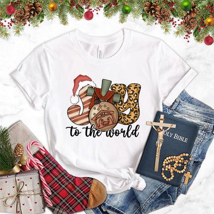 Joy To The World Version 2 Colored Edition T-Shirt - Brooke & Belle