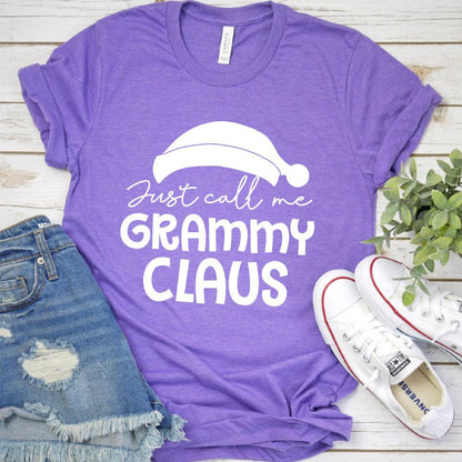 Just Call Me Grammy Claus T-Shirt - Brooke & Belle