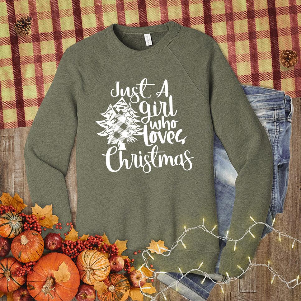 Just A Girl Who Loves Christmas Sweatshirt - Brooke & Belle