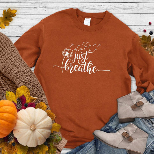 Just Breathe Slowly Sweatshirt - Brooke & Belle