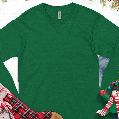 Christmas Socks Colored Edition Personalized Version 2 Long Sleeves - Brooke & Belle