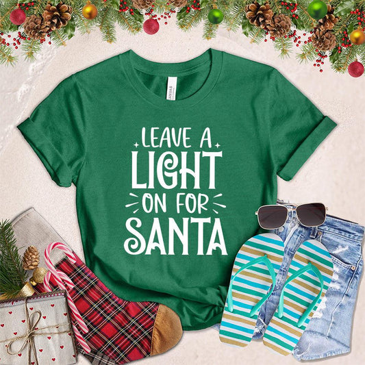 Leave A Light On For Santa T-Shirt - Brooke & Belle