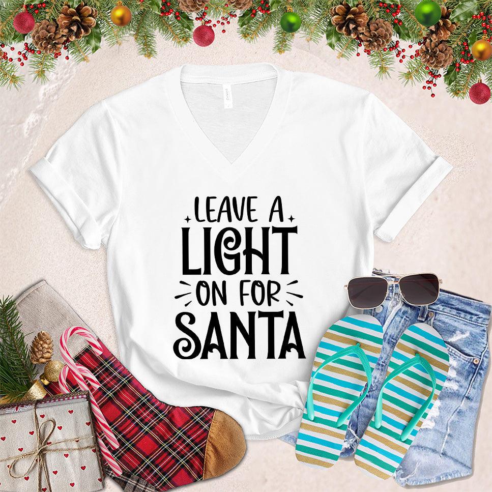 Leave A Light On For Santa V-Neck - Brooke & Belle