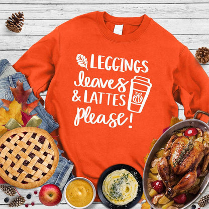 Leggings Leaves & Lattes Please Sweatshirt - Brooke & Belle