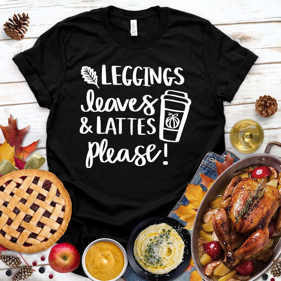 Leggings Leaves & Lattes Please T-Shirt - Brooke & Belle