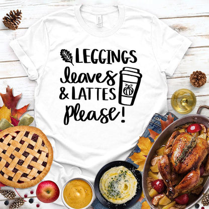 Leggings Leaves & Lattes Please T-Shirt - Brooke & Belle