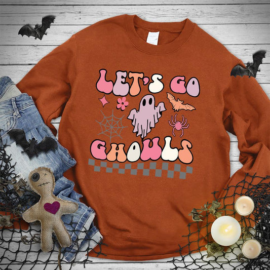 Let's Go Ghouls Colored Edition Sweatshirt - Brooke & Belle