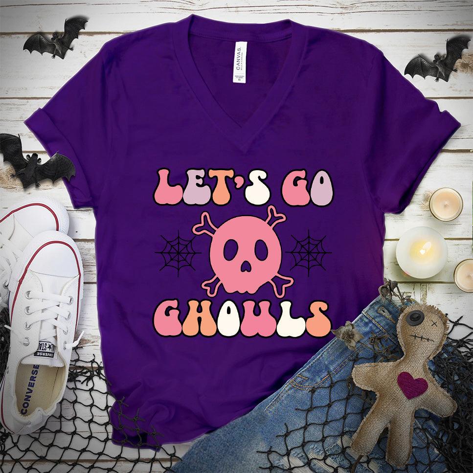 Let's Go Gouls Version 2 Colored Edition V-Neck - Brooke & Belle