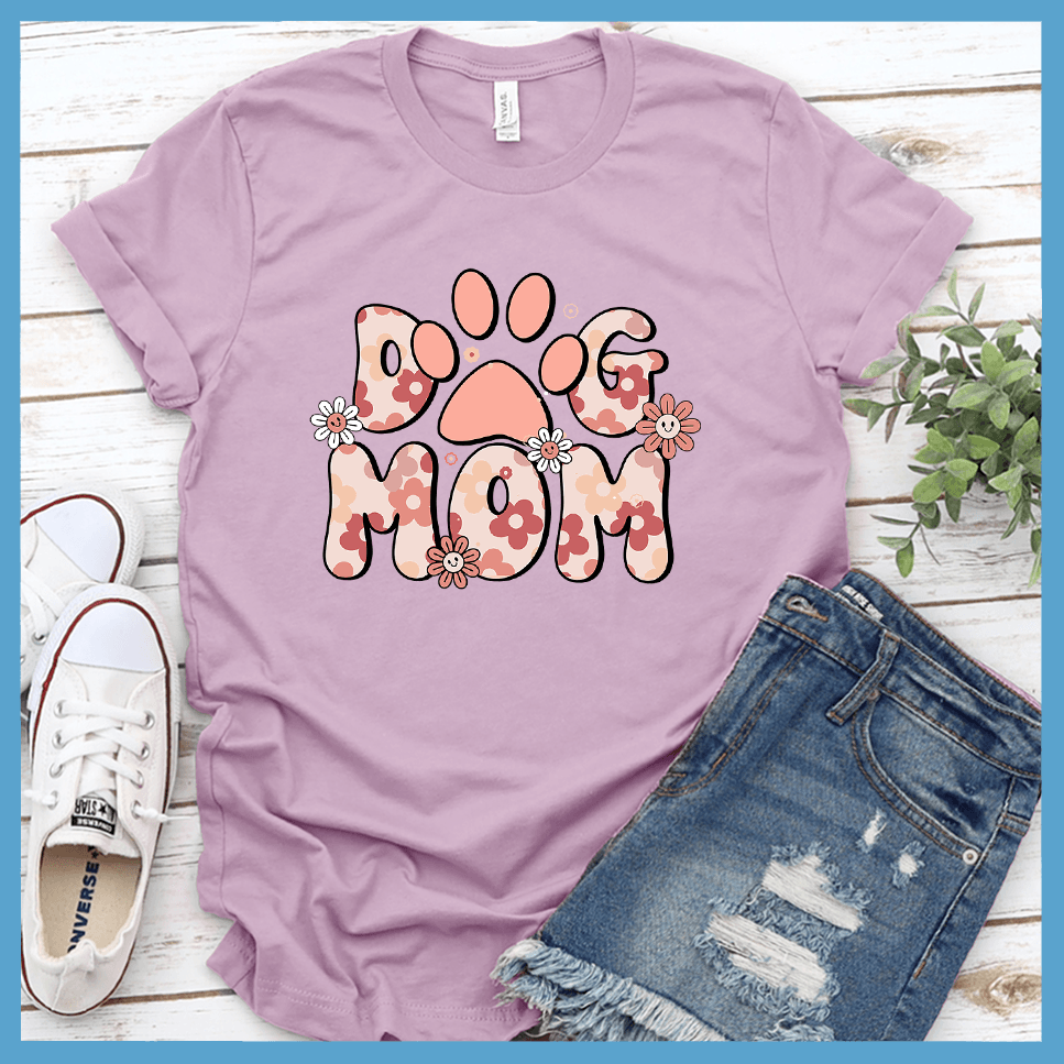 Dog Mom Retro T-Shirt Colored Edition - Brooke & Belle